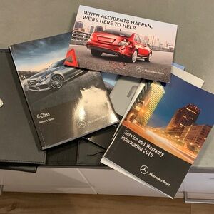 Mercedes C-Class Owner's Manual Set - Black
